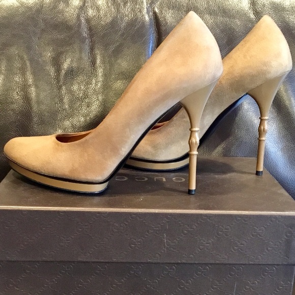 Gucci Shoes - 💯Authentic GUCCI Camel Pumps EXCELLENT CONDITION